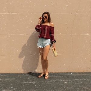 Off the shoulder top